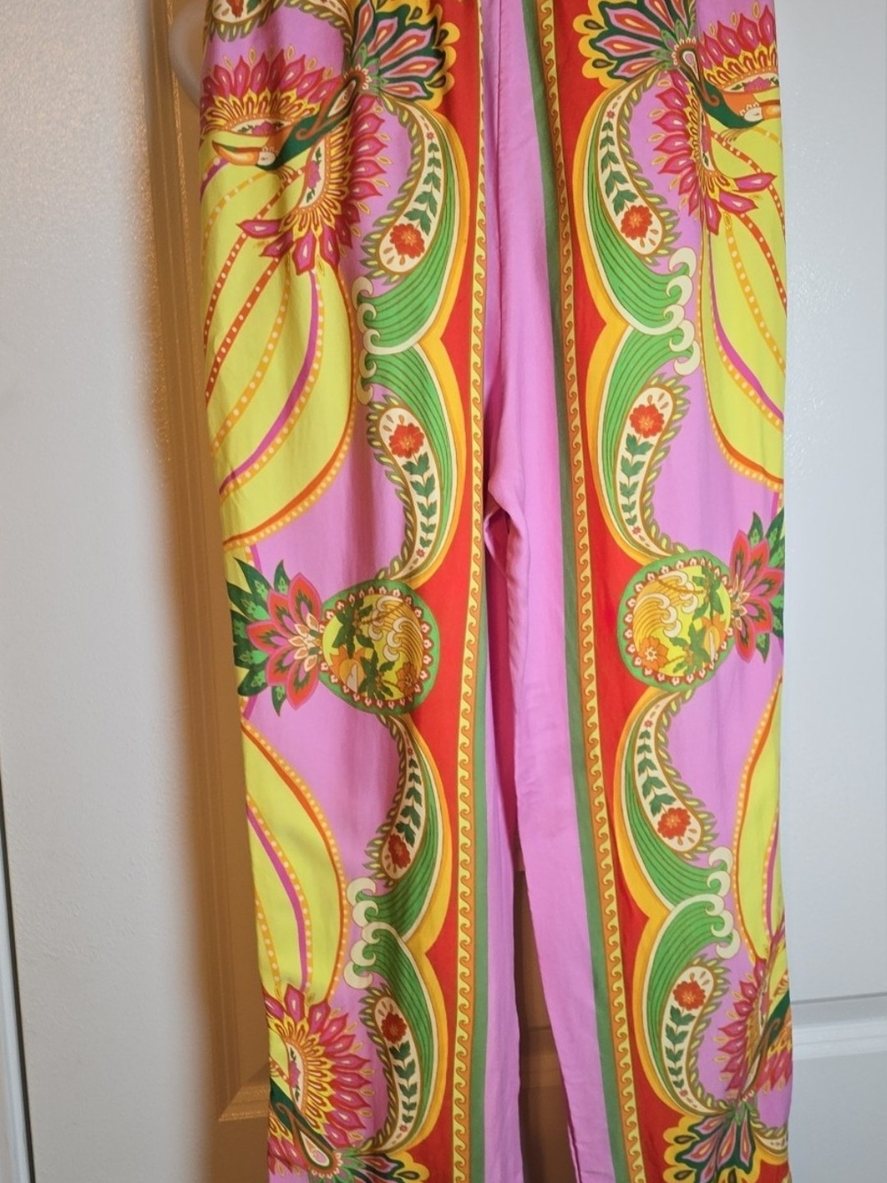 FARM RIO Toucans Scarf pants size small - Picture 5 of 8